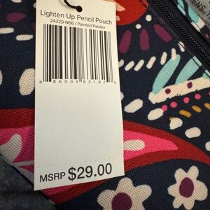 Vera Bradley Lighten up Pencil Pouch